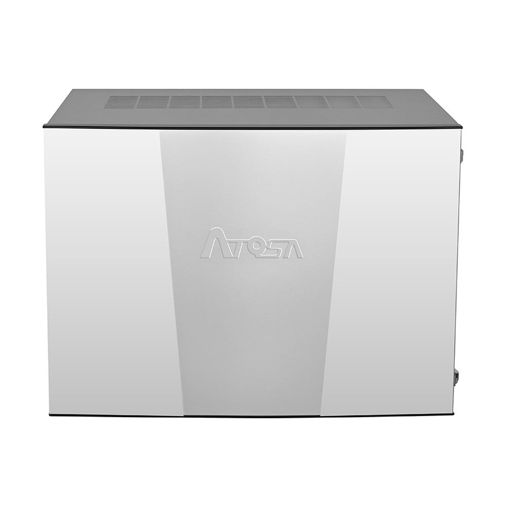 Atosa YRM0450A-161 30-3/4-inch air-cooled half-dice cube ice machine head, 450 lb per day, front view