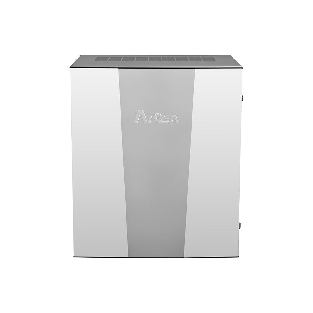 Atosa YRM0800A-261 30-3/4-inch air-cooled half-dice cube ice machine head, 800 lb per day, front view