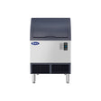 Atosa YRU0140A-161 24-1/4 inch air-cooled half-dice undercounter ice machine with 88 lb built-in bin, front view
