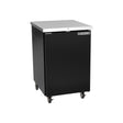 Beverage Air BB24HC-1-B 24" one solid door back bar cooler, front view, door closed