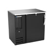 Beverage Air BBN36HC-B 36" one solid door back bar cooler, front view, door closed