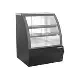 Beverage Air CDR3HC-1-B-D 37-1/4" dry bakery case, front view, door closed
