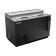 Beverage Air DW49HC-B 50" bottle cooler, front view, lids closed