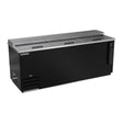 Beverage Air DW79HC-B-29 80" bottle cooler, front view, lids closed