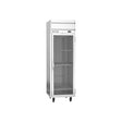 Beverage Air HFP1HC-1G 26" one glass door reach-in freezer, front view, door closed