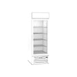 Beverage Air MMF23HC-1-W 27-1/4" one glass swing door merchandiser freezer, front view, door closed