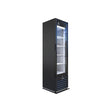 Beverage Air MT08-1H6B 18-7/8" one glass swing door merchandiser refrigerator, front view, door closed