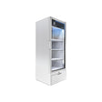 Beverage Air MT12-1W 24-7/8" one glass swing door merchandiser refrigerator, front view, door closed