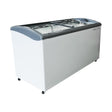 Beverage Air NC60HC-1-W 60-1/5" display freezer, front view, lids closed