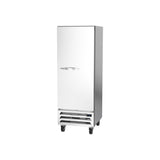 Beverage Air RB12HC-1S 24" one solid door reach-in refrigerator, side angle view, door closed
