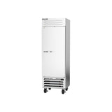 Beverage Air RB19HC-1S 27-1/4" one solid door reach-in refrigerator, side angle view, door closed