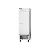 Beverage Air RB23HC-1S 27-1/4" one solid door reach-in refrigerator, side angle view, door closed