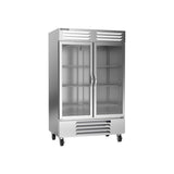 Beverage Air RB49HC-1G 52" two glass doors reach-in refrigerator, front view, doors closed