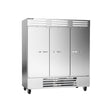 Beverage Air RB72HC-1S 75" three solid doors reach-in refrigerator, front view, doors closed