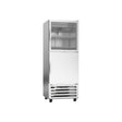 Beverage Air RI18HC-HGS 27-1/4" two half doors reach-in refrigerator, front view, doors closed