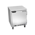 Beverage Air UCF27HC 27" one solid door undercounter freezer, front view, door closed