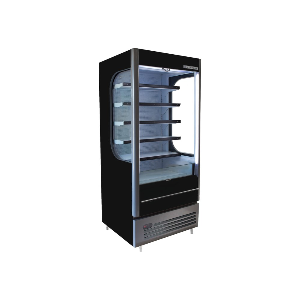 Beverage Air VMHC-12-1-B 35-1/4" open-air merchandiser, front view