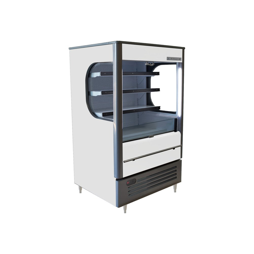 Beverage Air VMHC-7-1-W 35-7/16" open-air merchandiser, front view