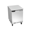 Beverage Air WTF24AHC-FLT 24" one solid door worktop freezer, front view, door closed