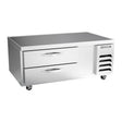 Beverage Air WTFCS52HC 52" two drawers chef base freezer, front view, door closed