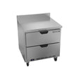 Beverage Air WTFD32AHC-2-FIP 32" two drawers worktop freezer, front view, door closed