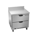 Beverage Air WTFD32AHC-2 32" two drawers worktop freezer, front view, door closed