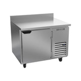Beverage Air WTR41AHC 41" one solid door worktop refrigerator, front view, door closed