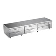 Beverage Air WTRCS112HC 112" six drawers chef base refrigerator, front view, door closed