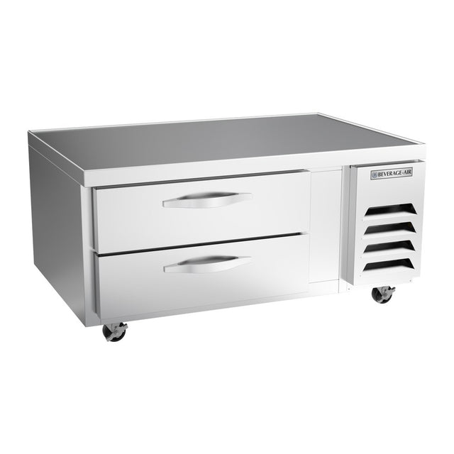 Beverage Air WTRCS48HC 48" two drawers chef base refrigerator, front view, door closed