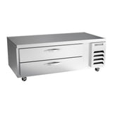Beverage Air WTRCS60HC 60" two drawers chef base refrigerator, front view, door closed