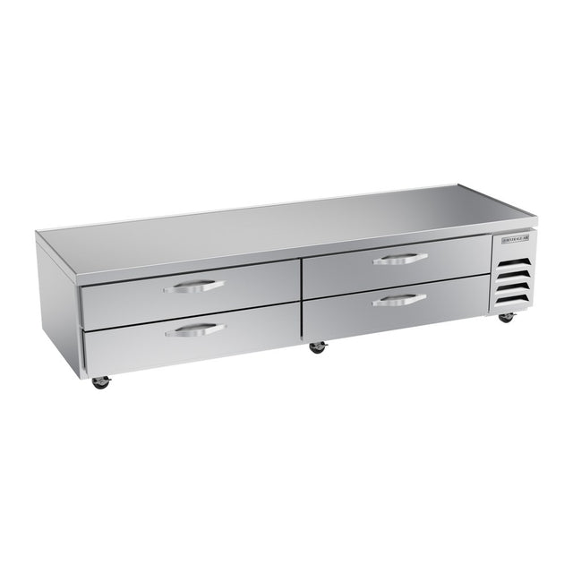 Beverage Air WTRCS96HC 96" four drawers chef base refrigerator, front view, door closed