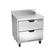 Beverage Air WTRD32AHC-2-FIP 32" two drawers worktop refrigerator, front view, door closed