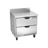 Beverage Air WTRD32AHC-2 32" two drawers worktop refrigerator, front view, door closed