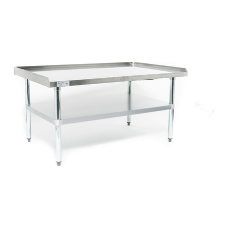 Black Diamond ES-3048 48" x 30" Stainless Steel Equipment Stand, Galvanized Undershelf