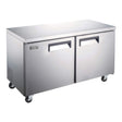 Black Diamond GRUCFZ-48 47-1/4" 2 Solid Door Undercounter Freezer