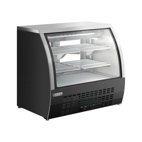 Black Diamond USDC-48 47-1/4" Curved Glass Refrigerated Deli Display Case