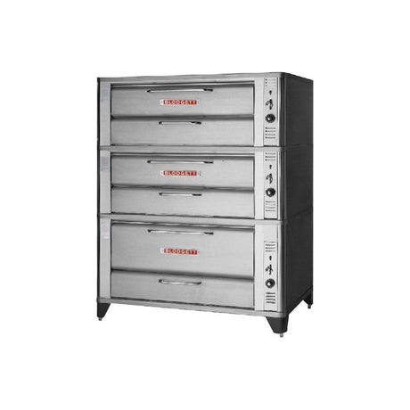 Blodgett 961-961-951 60" gas triple deck bakery oven