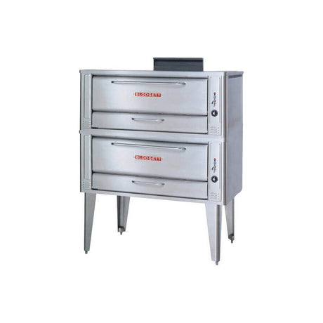 Blodgett 961P Double 60" gas double deck pizza oven