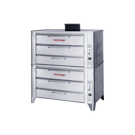Blodgett 981 Double 60" gas four deck bakery oven