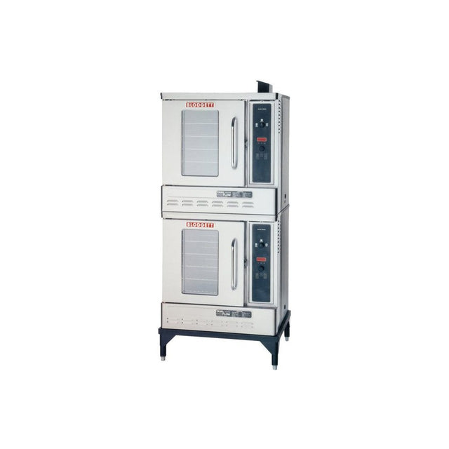 Blodgett DFG-50 DBL gas double deck half size convection oven