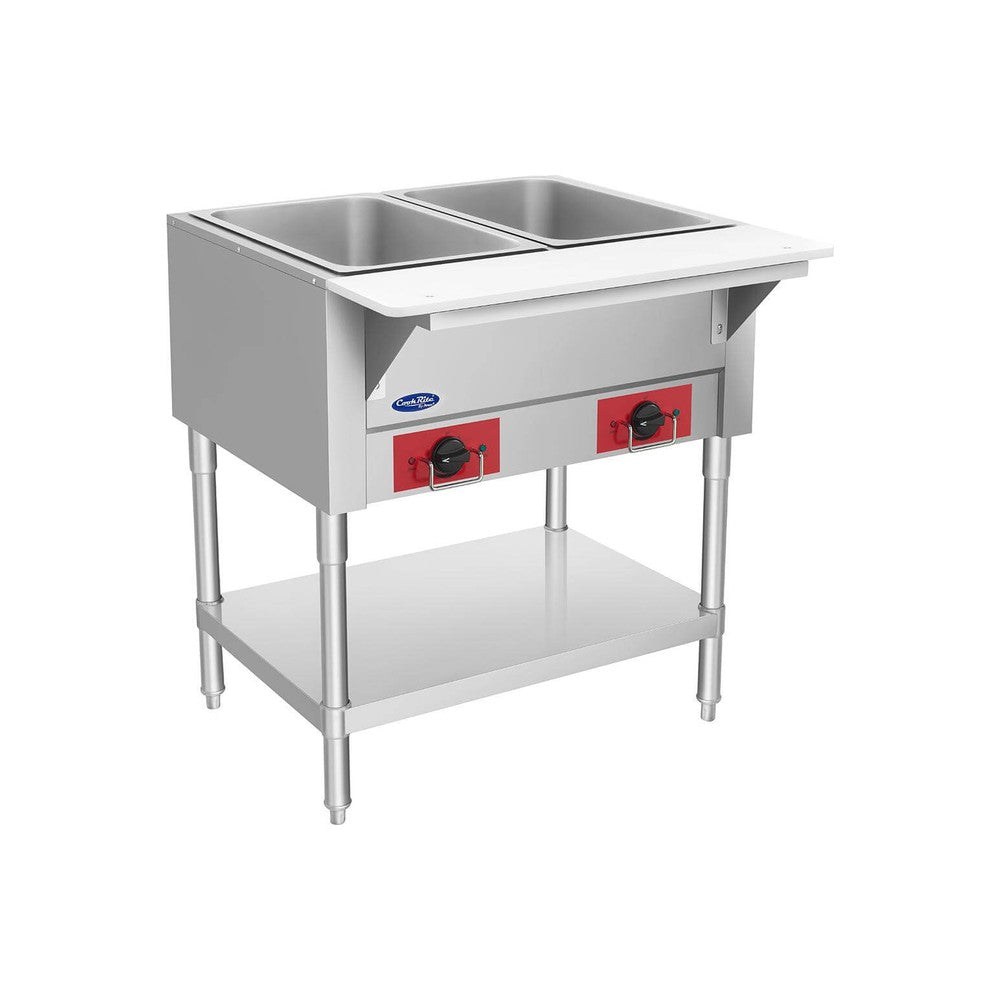 Atosa CookRite EHS-OW-2 30" 2-well electric steam table, view 2