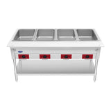 Atosa CookRite EHS-OW-4 58-1/4" 4-well electric steam table