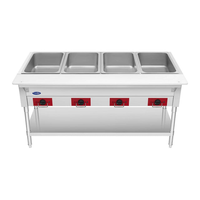 Atosa CookRite EHS-OW-4 58-1/4" 4-well electric steam table