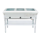 Eagle Group HT3-NG-1X 48" 3-well natural gas steam table, view 2