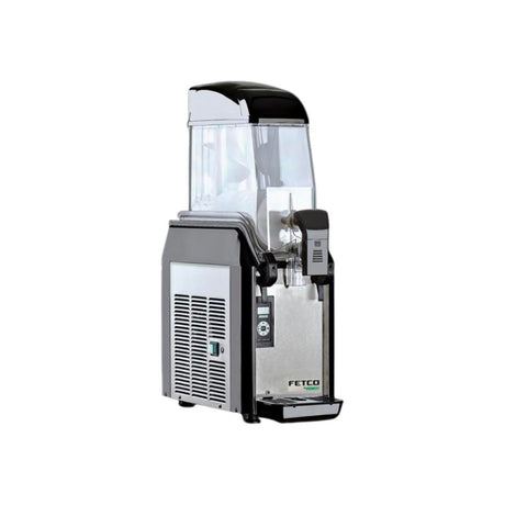 Fetco PEL0101 single 3.2 gallon frozen granita and slush machine, front view