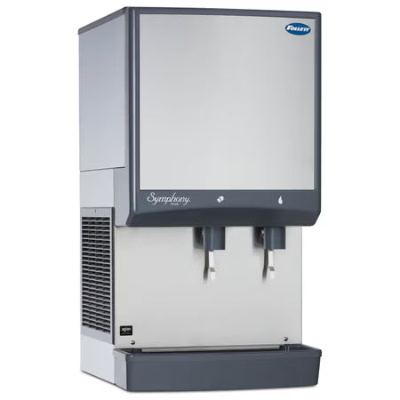 Follett 25CI414W-L, 380 Lb Water Cooled Countertop Chewblet Ice Machine & Water Dispenser, 25 Lb Storage
