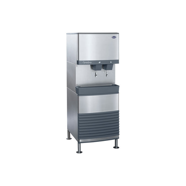 Follett 25FB414W-L Symphony Plus 25 series freestanding Chewblet ice and water dispenser, lever