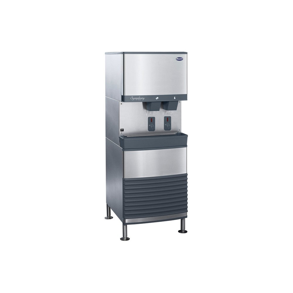 Follett 25FB414W-S Symphony Plus 25 series freestanding Chewblet ice and water dispenser, SensorSAFE
