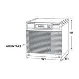 Follett D710A dimensional drawing from the specification sheet