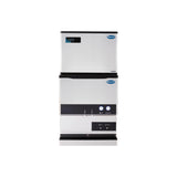 Follett ID-C220-30 dispenser shown with a modular cube ice machine on top
